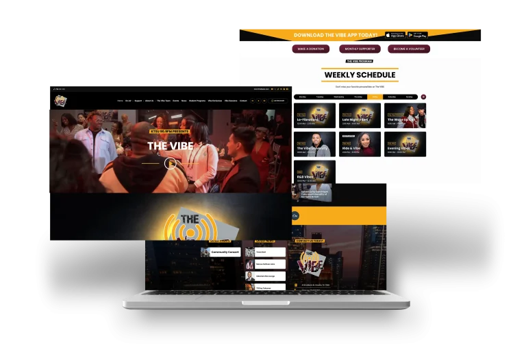 Vibe Houston Radio WordPress Radio Streaming Website - Hodgson Agency Vibe Houston Radio WordPress Radio Streaming Website