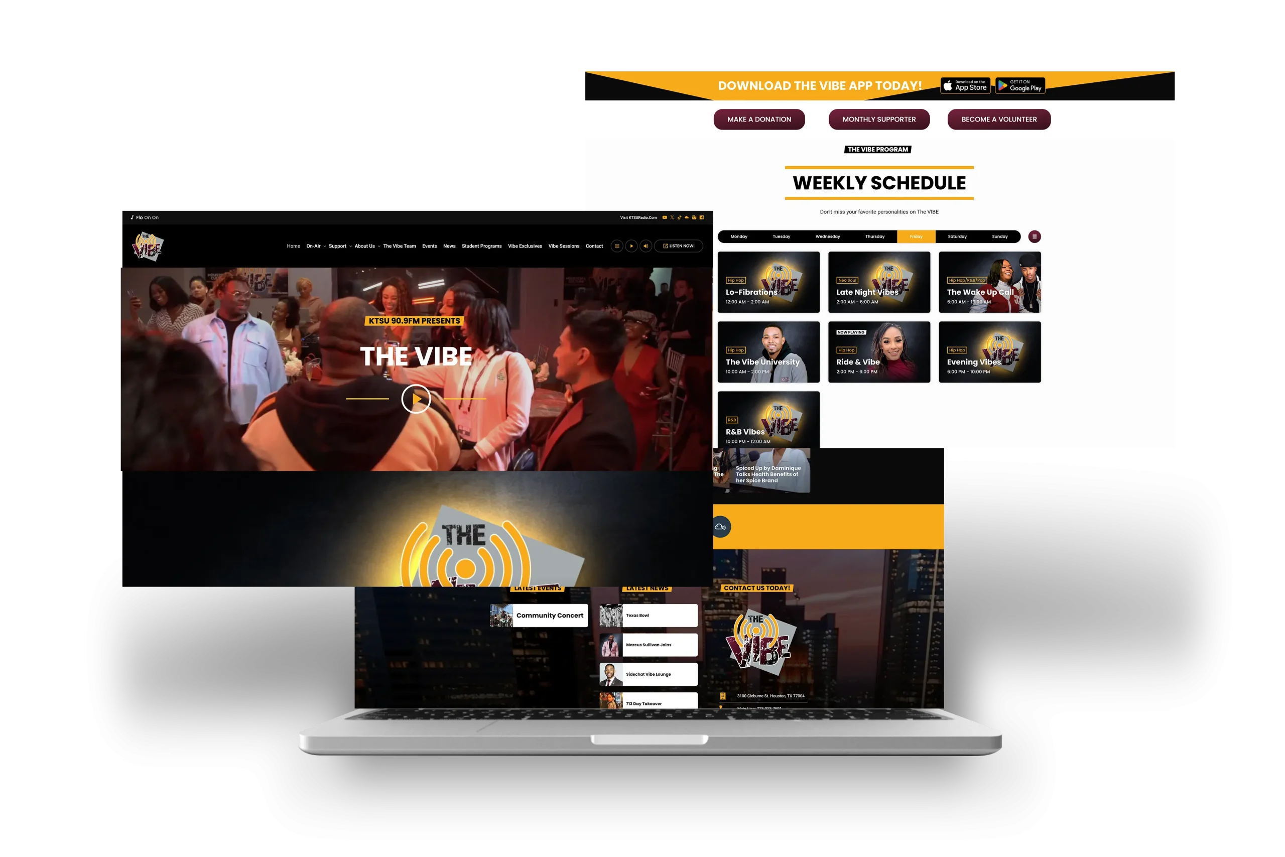 Vibe Houston Radio Wordpress Radio Streaming Website - Hodgson Agency vibe houston radio wordpress radio streaming website