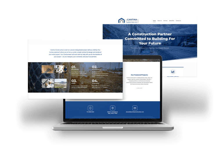 Cantina Construction - Hodgson Agency Cantina Construction WordPress Website