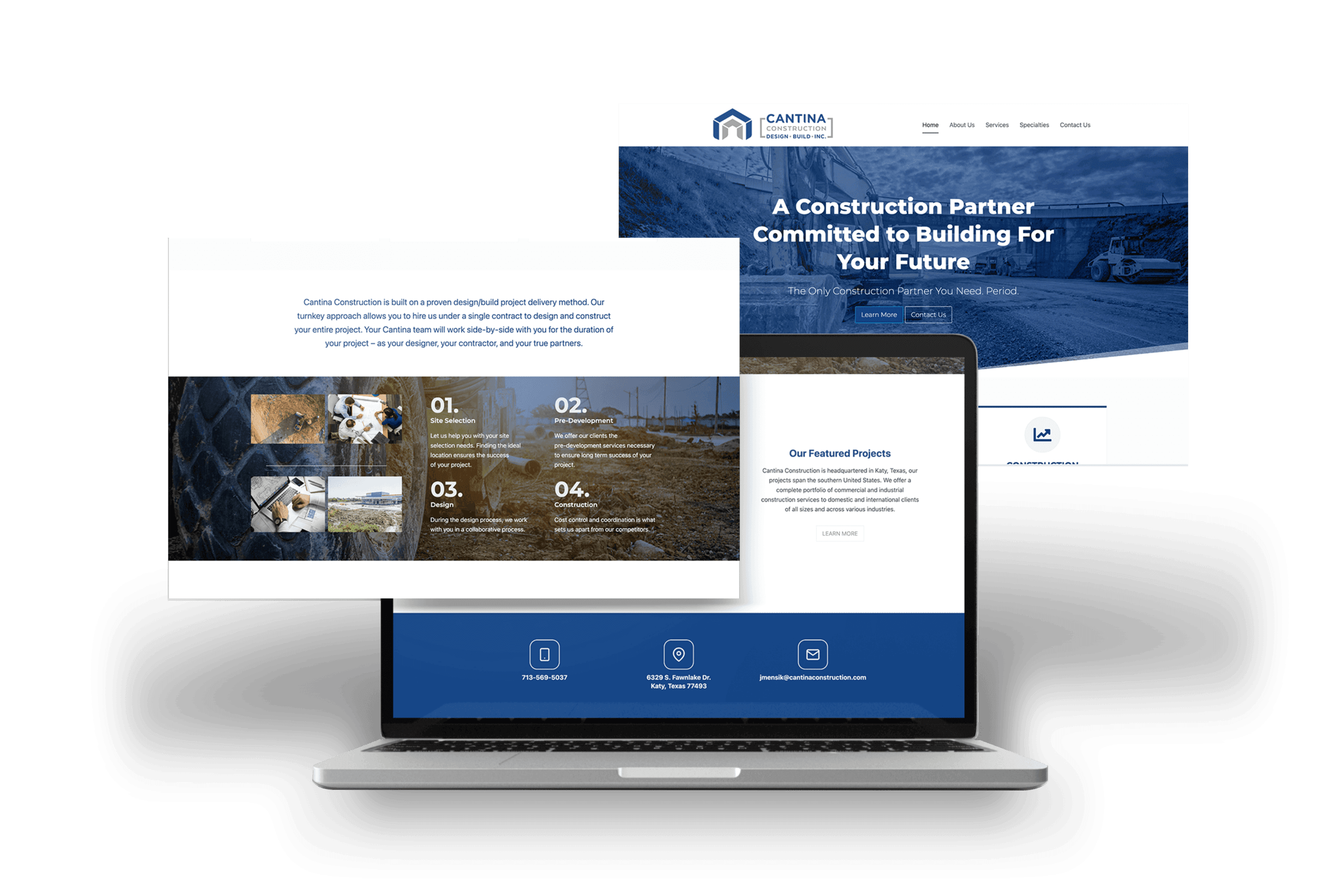 Cantina Construction - Hodgson Agency cantina construction wordpress website