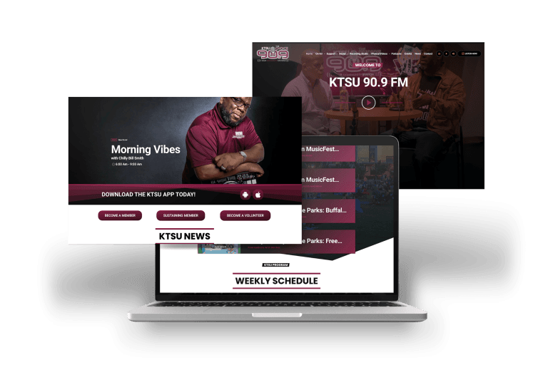 KTSURadio.com - Hodgson Agency KTSU Radio WordPress Radio Streaming Website