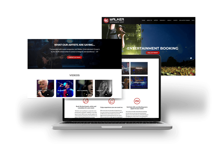 Walker Entertainment Group - Hodgson Agency Walker Entertainment Group WordPress Website